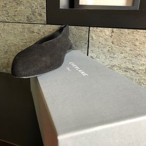 Black Everlane V Slingback Flats